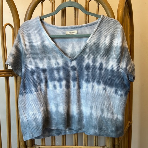 MADEWELL Cropped Tye- Dye Tee - Picture 1 of 3